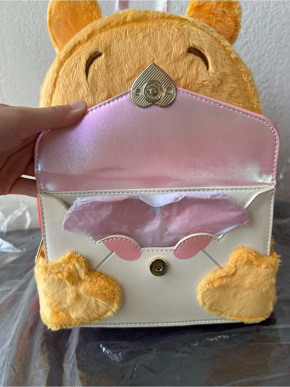 Loungefly Disney Winnie The Pooh & Piglet Love Letter Cosplay Mini Backpack NWT